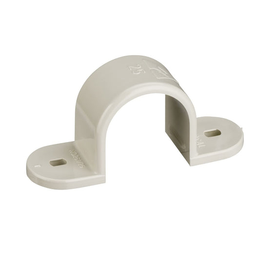 Clipsal 261/25 PVC Conduit Screwed Lock Ring Saddle 25mm Grey