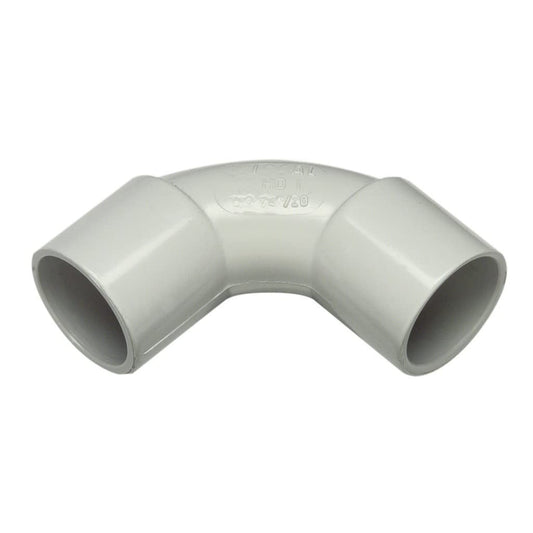 Clipsal 245/20 PVC Conduit Solid Elbow 20mm Grey