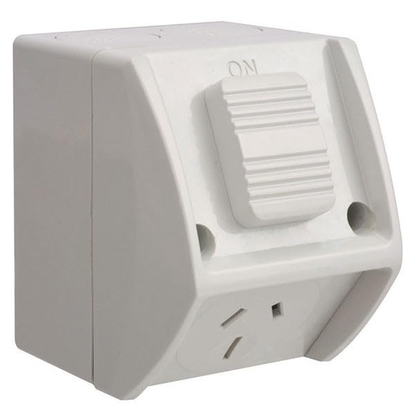 Tradesave IP53 Single GPO Weatherproof Outlet TSWPGPO1