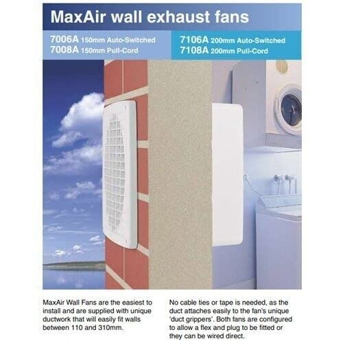 Clipsal 7108A Airflow Performance exhaust fan - image 2