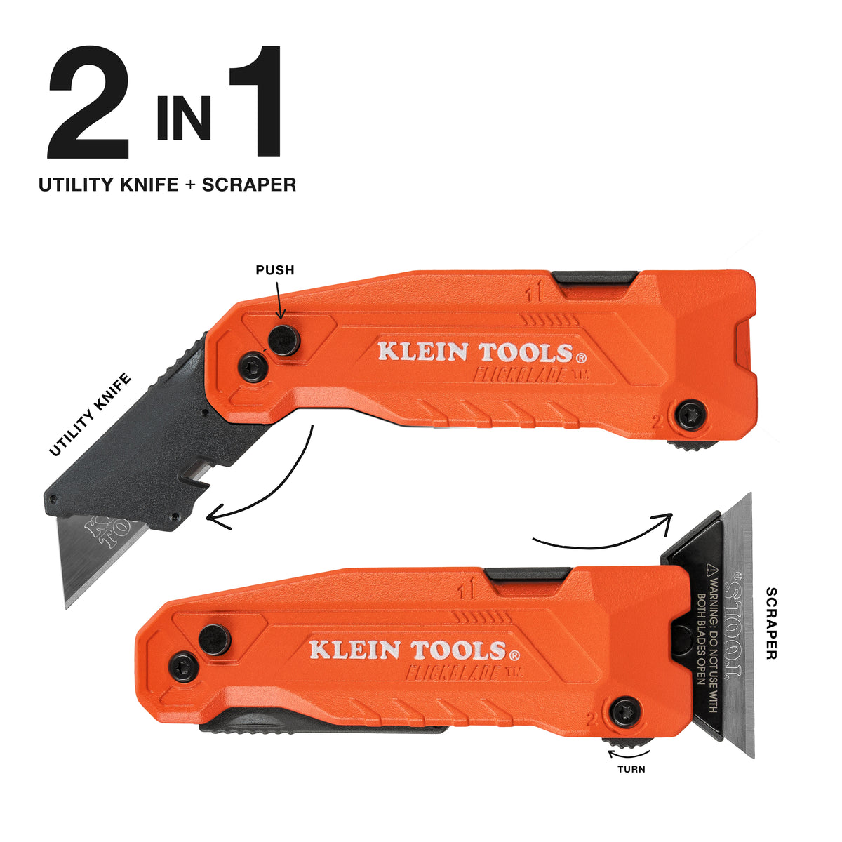 Klein A-44306 FlickBlade knife and scraper