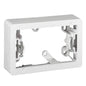 Clipsal 449AB-VW 1 Gang Standard Mounting Block 34mm Deep Vivid White