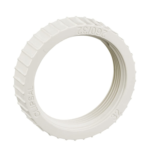 Clipsal 260/32 PVC conduit screwed lock ring 32mm, grey