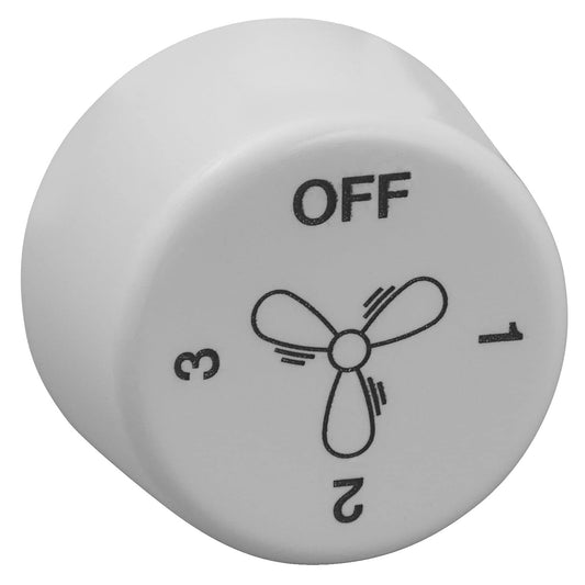 Clipsal 2031VF3CB-KB-WE 2000 Series Fan Controller Rotary Knob White
