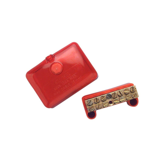 Clipsal L7R MAX4 Mini Active Link Bar 100A 500V 7 Hole Red