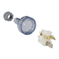 Clipsal 439S15-TR 3 Pin Plug Top 15A 250V Transparent