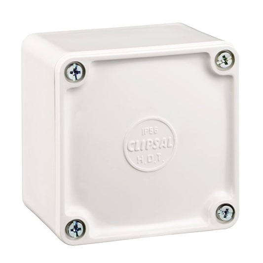 Clipsal 265/1 Adaptable Box 77 x 77 x 54mm Grey