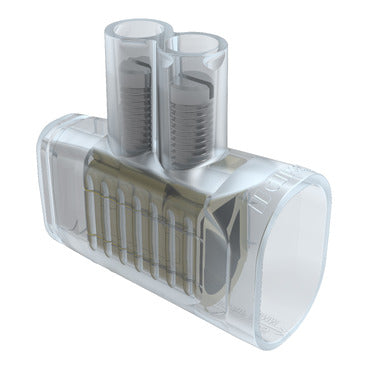 Clipsal 563K35 Insulated Cable Connector 80A 2 Screw Clear