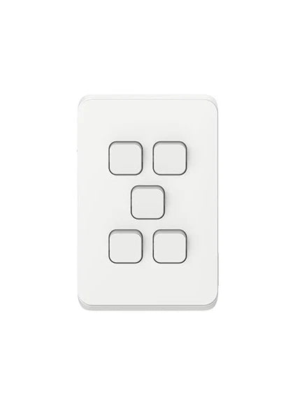 Clipsal Iconic Range - Light Switches + Power Points (GPO) + More - Vivid White