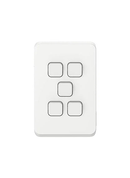 Clipsal Iconic Range - Light Switches + Power Points (GPO) + More - Vivid White