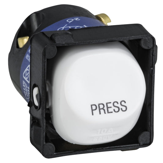 Clipsal 30MBPR-WE 30 Series Bell Press Return Switch Mechanism 10A White