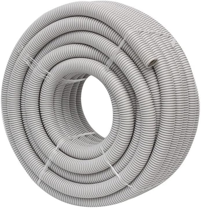 AussieDuct MC40GR Medium Duty Corrugated Conduit 40mm Grey 10 Metres