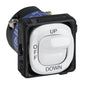 Clipsal 39MUOD-WE Up/Off/Down 3 Position Switch Mechanism White