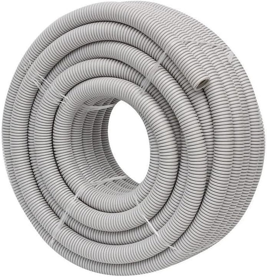 AussieDuct MC20GR 20mm grey medium duty corrugated conduit 10 metre coil