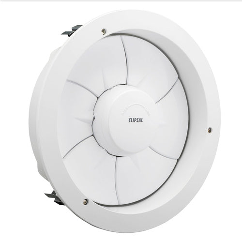 Clipsal Airflow Exhaust Fan 6220-0N Ceiling Mount 250mm White