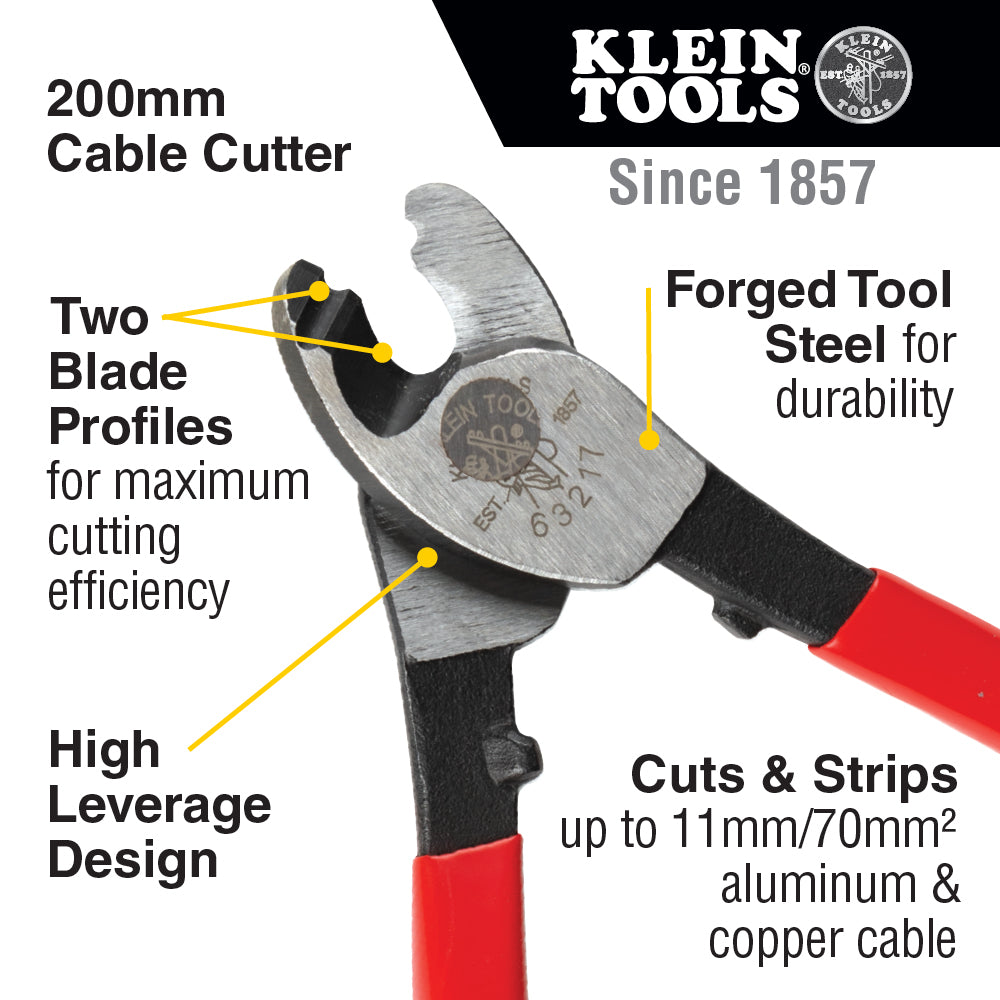 Klein 63217 cable cutter features