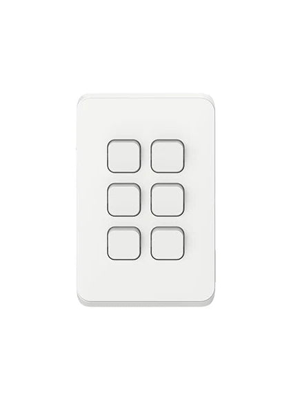 Clipsal Iconic Range - Light Switches + Power Points (GPO) + More - Vivid White