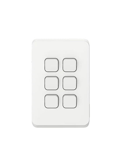 Clipsal Iconic Range - Light Switches + Power Points (GPO) + More - Vivid White