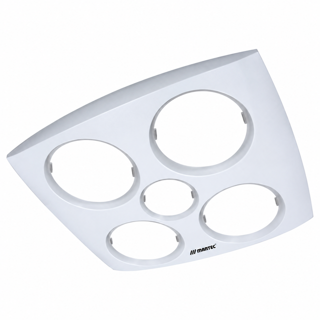 Martec SPCPC4W Replacement Cover Fascia for Contour 4 Bathroom Heater MBHC4LW - White