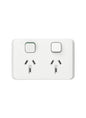 Clipsal Iconic Range - Light Switches + Power Points (GPO) + More - Vivid White