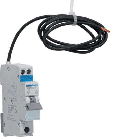 Hager ADC932T - 32 Amp 6 kA Single Pole RCBO (Copy)
