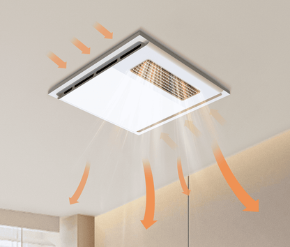 Domus Heatcore 4 In 1 Retrofit Bathroom Heater, Exhaust Fan & Light