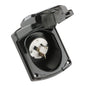Clipsal - Black External 15Amp Power Inlet - 435VFS15-BK - Caravan/RV/Camper