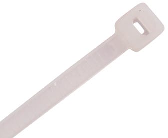 Cabac CT290NT/100 white nylon cable ties 300mm x 4.8mm