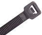 Cabac CT365BK cable ties 370mm x 7.6mm, black, UV resistant, 100 pack