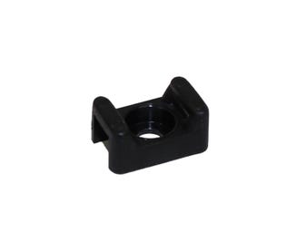 Cabac CTB5BK black nylon screw fix cable tie mount