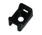 Cabac CTB9BK black nylon screw fix cable tie mount
