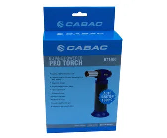 Cabac GT1400 butane pro torch packaging