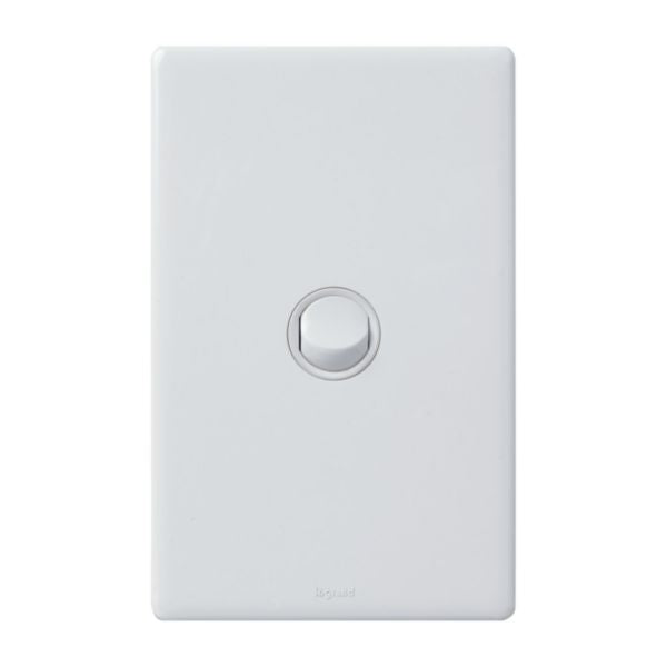 Legrand ED770/1WE Excel Life Dedicated Plate 1 Gang Light Switch 16A White