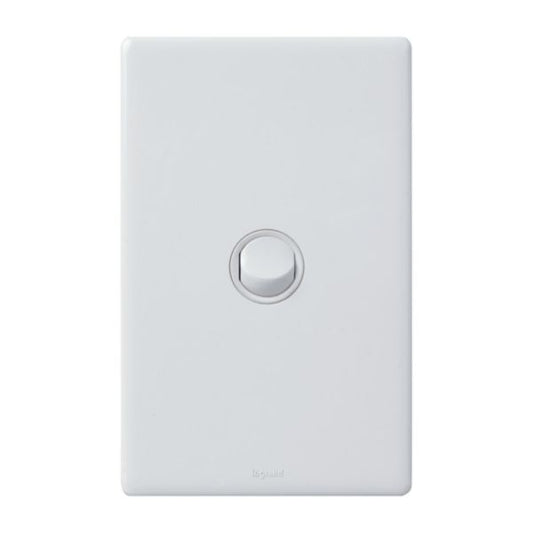 Legrand ED770/1WE Excel Life Dedicated Plate 1 Gang Light Switch 16A White