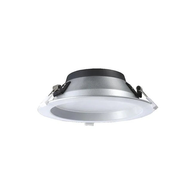 SAL S9071TC 10W LED downlight, tri-colour, dimmable, IP64, white