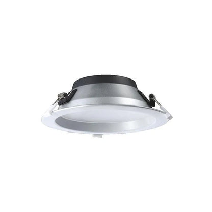 SAL S9071TC 10W LED downlight, tri-colour, dimmable, IP64, white