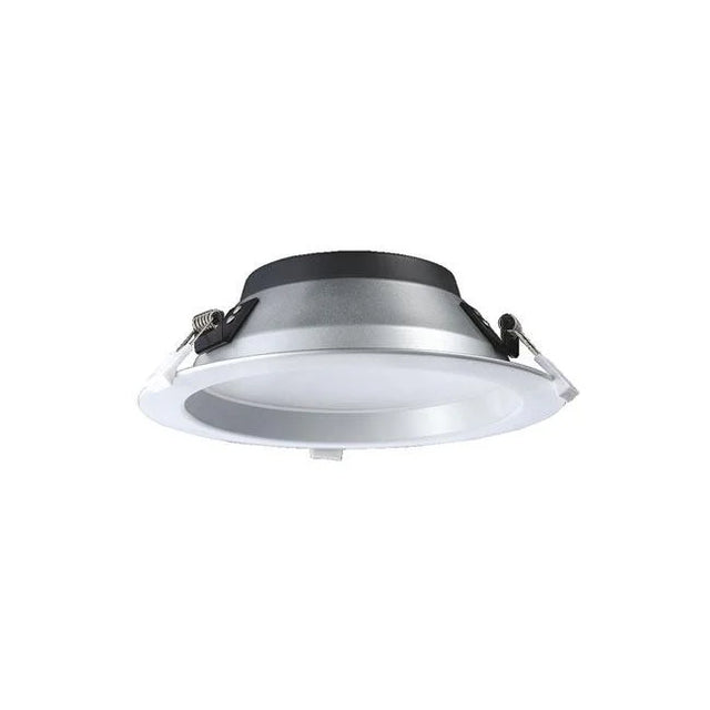 SAL S9071TC 10W LED downlight, tri-colour, dimmable, IP64, white