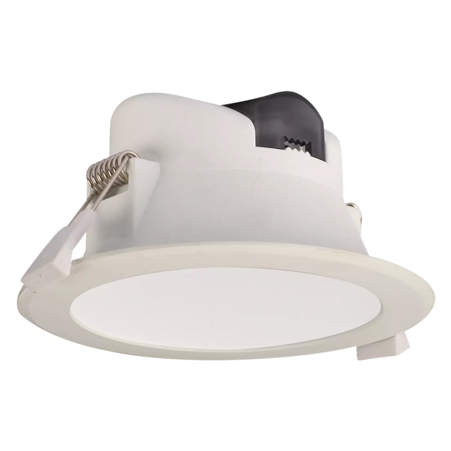 SAL Wave S9065TC 9W LED downlight kit, tri-colour, dimmable, 92mm cut out, white