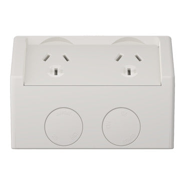 Clipsal WSC227/2XRG weatherproof twin socket - image 4