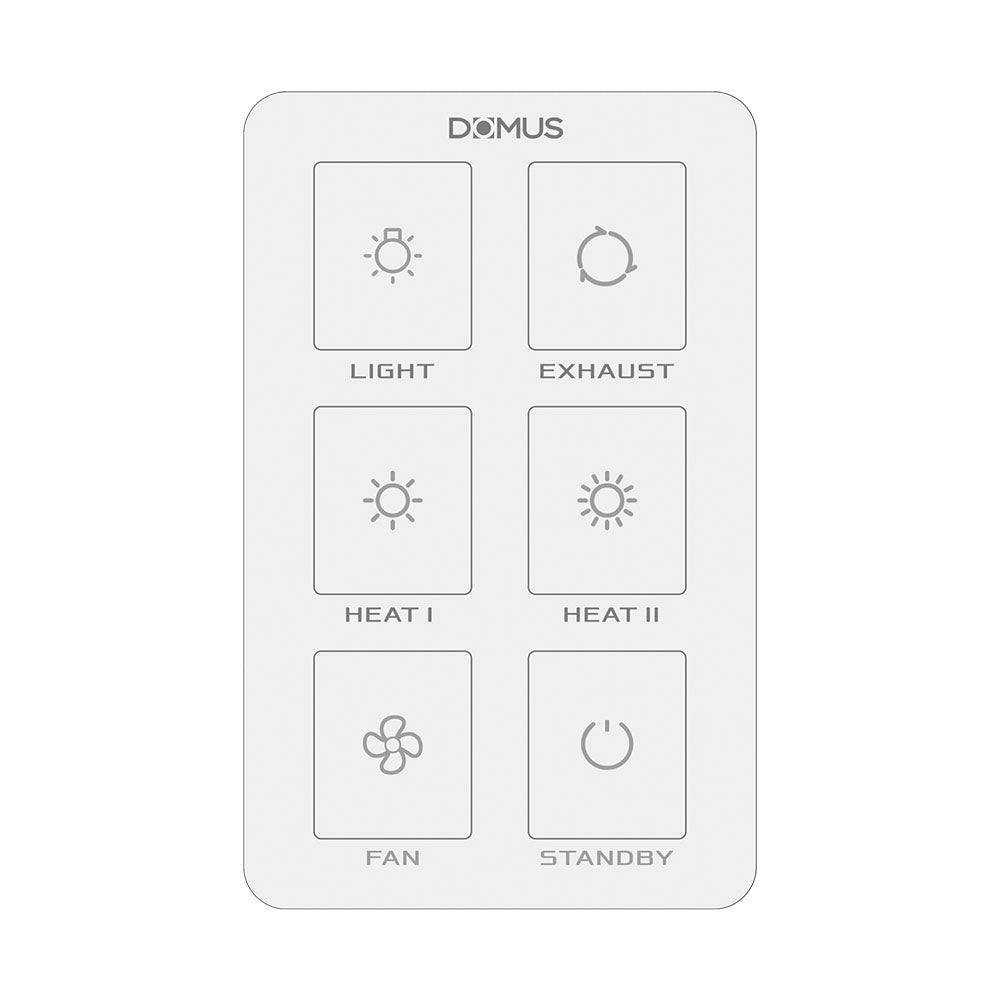 Domus Heatcore 4 In 1 Retrofit Bathroom Heater, Exhaust Fan & Light