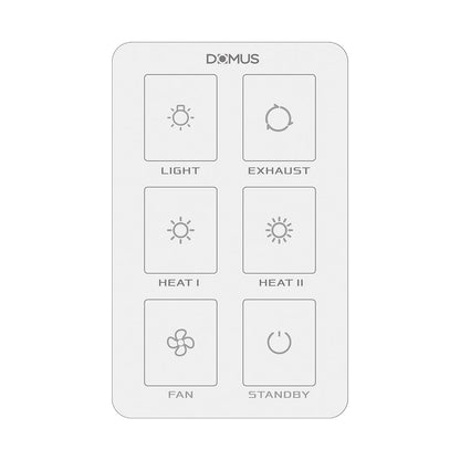 Domus Heatcore 4 In 1 Retrofit Bathroom Heater, Exhaust Fan & Light
