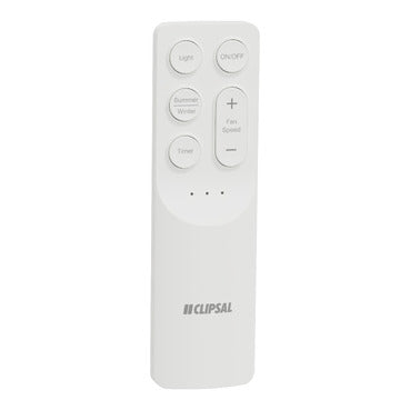 Clipsal XYREMOTE Airflow ceiling sweep fan remote white