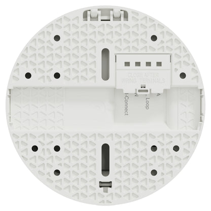 Clipsal 755PSMA5 smoke alarm mounting base, rear view