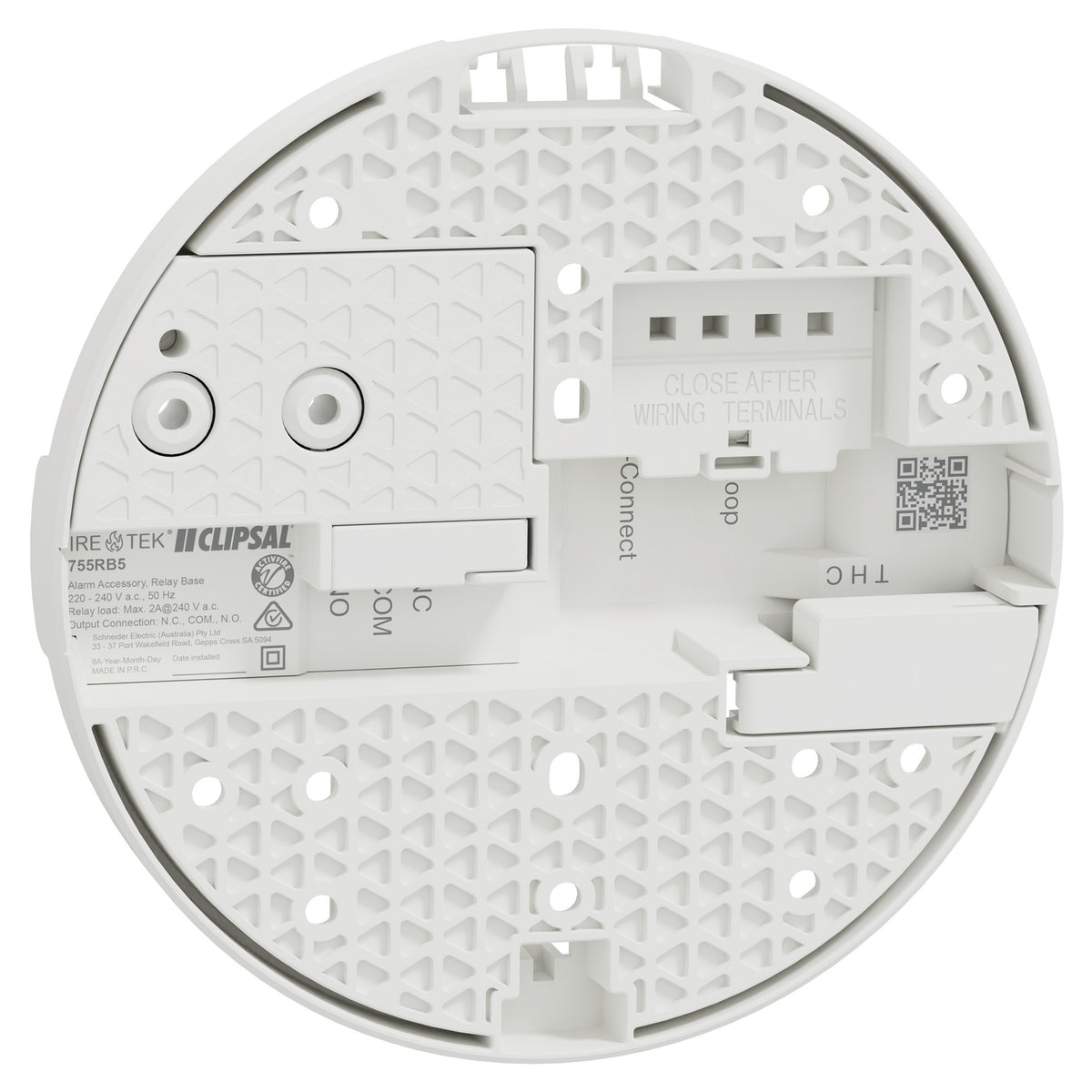 Clipsal 755RB5 relay base back