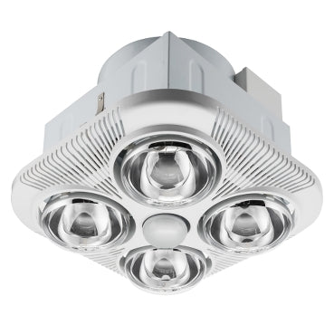 Clipsal 6500ADS-WE Airflow 3 in 1 bathroom fan light heater