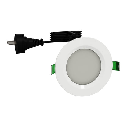 Clipsal TPDL1C3 - 7W LED Downlight Kit - Tri-Colour - Dimmable - 90mm Cut Out - White