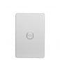 Trader FLSWV1G Flat Cat Vertical Switch 1 Gang 10AX 16A 250V Slimline White