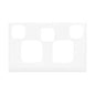 HPM Excel WHITE COVER PLATES - Light Switche's and GPO Cover Plates - Matt White