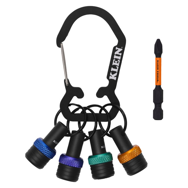 Klein Tools K33850 Bit Holder Keychain Set 5 Piece