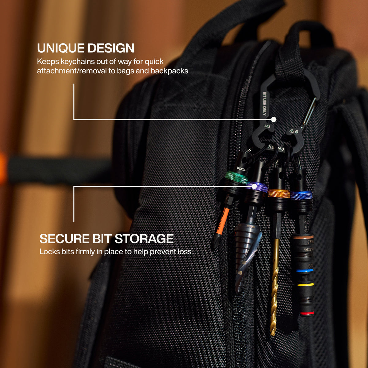 Klein K33850 carabiner keychain